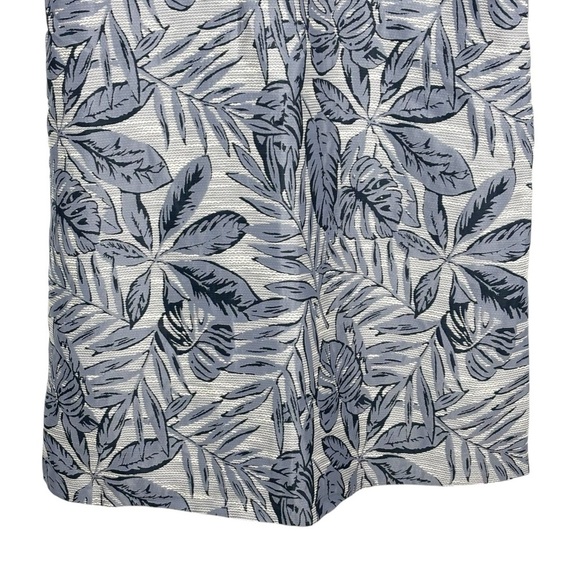 J. MCLAUGHLIN FRANCINE INDIGO LEAFLET SLATE BLUE CAP SLEEVE SHEATH DRESS - Picture 6 of 14